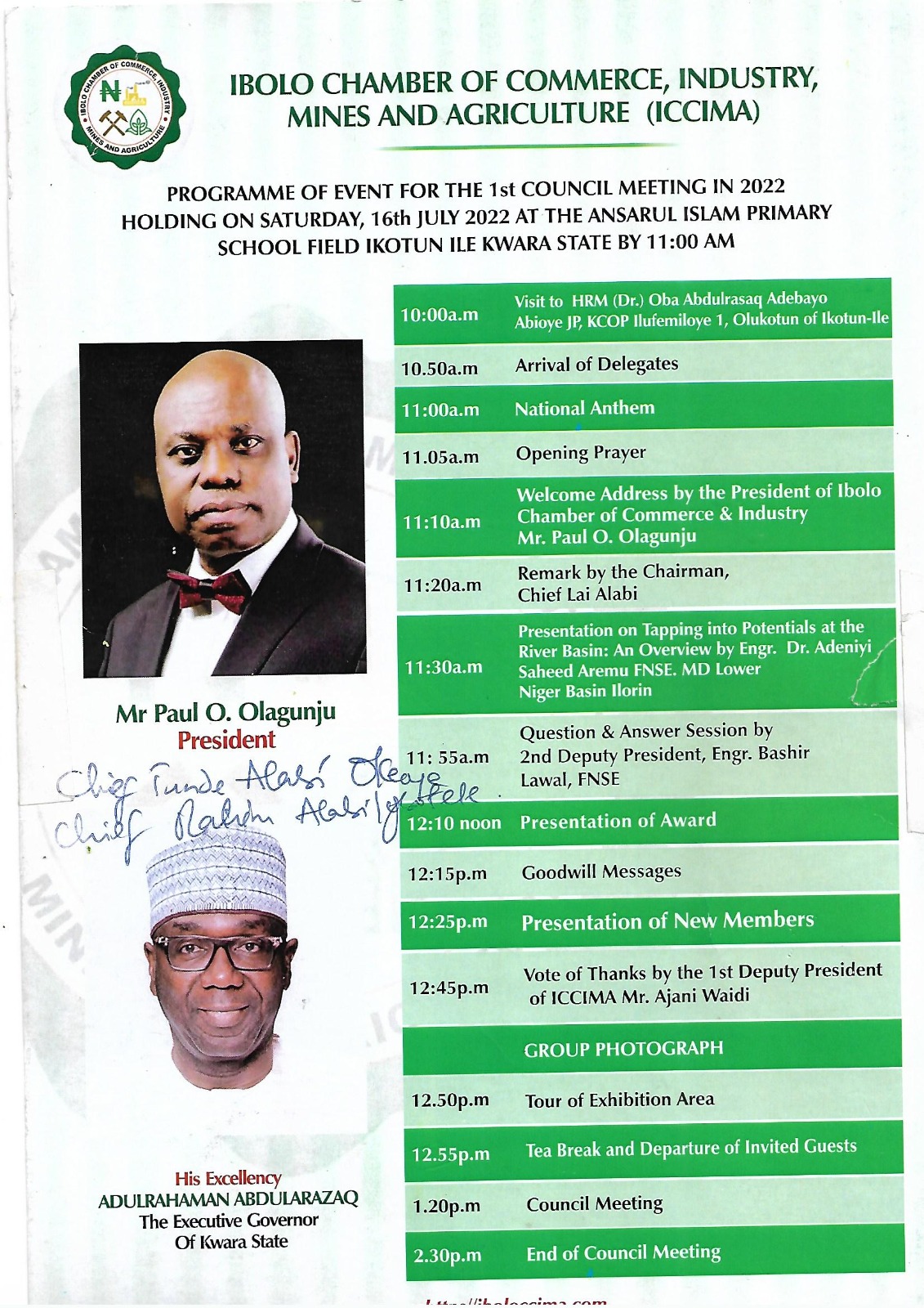 4th Quarterly Meeting