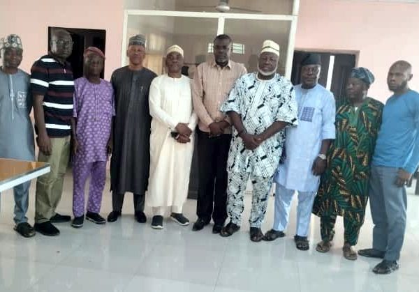 Members of the ICCIMA Roadmap Implementation Committee with officials of the Lower Niger River Basin Development Authority